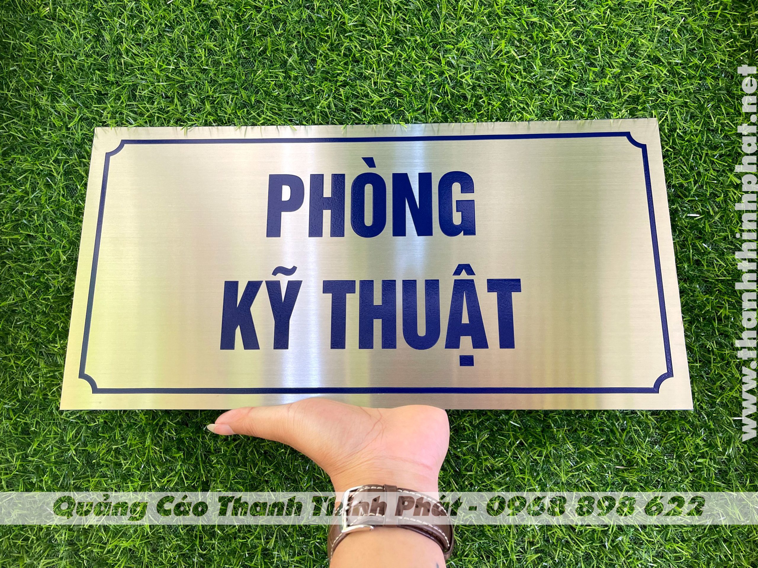 Bảng tên inox phòng ban giá rẻ