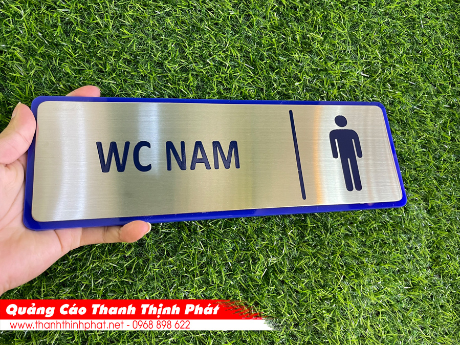 Lam biển tên inox phòng ban giá rẻ